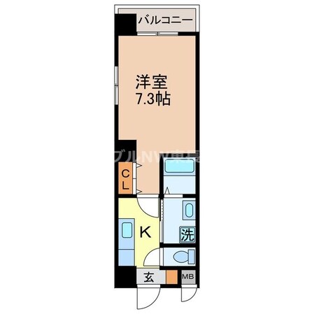 スクウェアヒルズ中園の物件間取画像